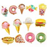 Wholesale Dessert Balloons Birthday Party Wall Children Toys Ice Cream Donuts Candy Foil Balloons for sale