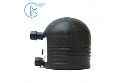 China Water And Gas Supply HDPE Electrofusion Fittings , HDPE End Cap PN16 SDR11 PE100 supplier