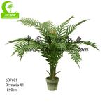 Manufacturer High Quality 90cm Artificial Drynaria Tree Green Artificial Plant For Garden Landscaping for sale