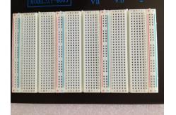 China Experiment Coordinate Solderless Breadboard 1100 Tie Points With Black Plate supplier