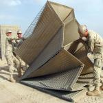Galvanization High Tensile Welded Mesh Gabion Barrier Defence for sale