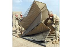 China Galvanization High Tensile Welded Mesh Gabion Barrier Defence supplier