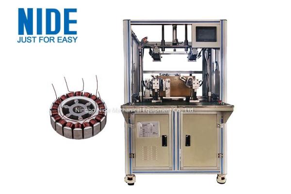2 Stations Motorcycle Wheel Stator Winding Machine