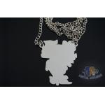 Shiny Silver Plating Custom Die Cast Medals , Soft Enamel Carnival Medal