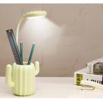 1200mAh Three Speed Dimming Rotating Modern LED Table Lamp with Pen Holder for sale