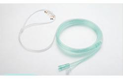 China PVC Medical Grade Oxygen Therapy With Adjustable Nose Clip With/Without Latex supplier