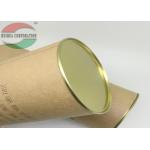 Air-proof Gift Packaging Paper Tube Containers With Movable Metal Lid