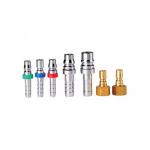 Close Type Pneumatic Quick Coupling Brass For Shipping Thread Connection for sale