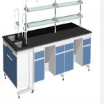 Multiscene Blue Chemistry Laboratory Furniture , Rustproof Lab Bench With Drawers for sale