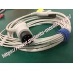 Edan F9 Fetal Monitor ECG Cable ZEC121 20201119074 Compatible Medical Equipment White