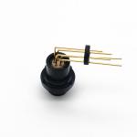 Black Fischer Cable Connector PCB Mounted Right Angle DBPC102A054