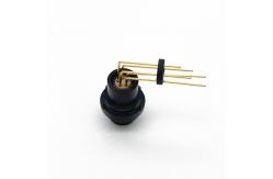 China Black Fischer Cable Connector PCB Mounted Right Angle DBPC102A054 supplier