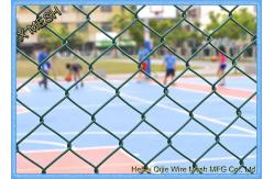 China 3 Foot Industrial Chain Link Fence Fabric Durable Strong Surface Low Maintenance supplier