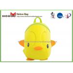 Yellow Kids Toddler Backpack For School Duck Shape 10-20L Capacity for sale