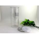 1000 Ml Aluminium Lid Clear Plastic Easy Open Jar Thin Long Tube For Seaweed for sale