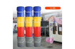 China Food Grade 20L Plastic Bucket with White Plastic Handle and Sealed Lid supplier