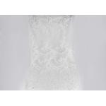 African French White Embroidered Lace Fabric Bridal Mesh Fabric For Party Dresses for sale