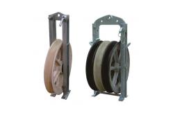 China 508mm Overhead Wire Stringing Blocks with Nylon Aluminum Sheave supplier