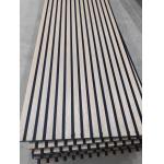 Modern Interior Wood Akupanel Grey Oak Acoustic Wooden Slat Wall Panels for sale