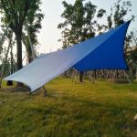 Hexagonal Vinyl Outdoor Camping Canopy Polyester Extra Large Sun Shade