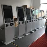 Touch Screen 43 Inch Self Order Kiosk With Qr Code Scanner