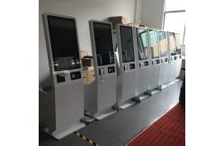 China Touch Screen 43 Inch Self Order Kiosk With Qr Code Scanner supplier
