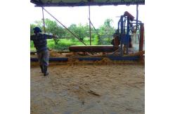China 2000mm Angle Cutting Table Saw Mill Timber Wood Cutting Machine With Rails supplier
