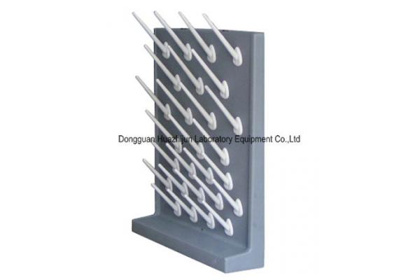 PP Material Laboratory Fittings , Wall / Desktop Mounted Lab Drying Rack