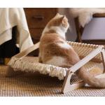Wooden Cat Lounger Bed Chair Hammocks 2 In 1 for sale
