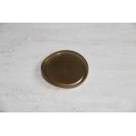 Eco friendly brown food grade plastic PE lid with customized logo embossing