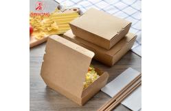 China Takeout Recycled Folding Paper Take Away Box Disposable 24oz supplier