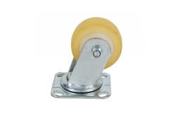 China Transparent TPR Heavy Duty Swivel Castor Wheel with Brake Smooth and Quiet Movement supplier