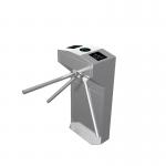 Dustproof Semi Auto Drop Arm Turnstile Security SS304 ESD Three Arm Turnstile Gate for sale