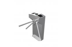 China Dustproof Semi Auto Drop Arm Turnstile Security SS304 ESD Three Arm Turnstile Gate supplier