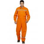 100% Cotton Heavy Duty Work Overalls With Yellow Decorating Reflective Tapes for sale