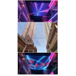 Electronic Advertising Board LED Mesh Screen Transparent Foldable Waterproof