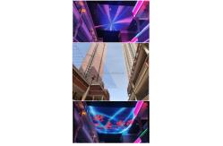 China Electronic Advertising Board LED Mesh Screen Transparent Foldable Waterproof supplier