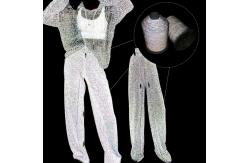 China Safety Custom High Light Polyester Grey Reflective Tape For Clothing supplier