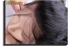 China Lace Frontal Guarenteed Virgin Human Hair Extension Natural Wave 8-20 inch supplier