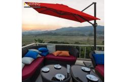 China Awning Polyester Fabric Outdoor Patio Umbrella Waterproof Sun Shade For Patio supplier