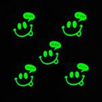 China Custom Fluorescent Glow In The Dark Logo Heat Transfer Custom Labels For Clothings manufacturer