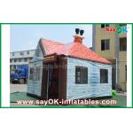 Customized 5 x 4m PVC Giant Inflatable House Bar Plub With Window / Chimney for sale