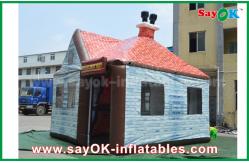 China Customized 5 x 4m PVC Giant Inflatable House Bar Plub With Window / Chimney supplier