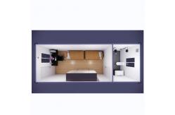 China Readymade Single Bedroom Container House Custom Modern Tiny Container Homes supplier