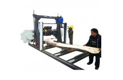 China MJ1000D/MJ1300D/MJ1600D Diesel Engine Powered Portable Horizontal Band Sawmills supplier