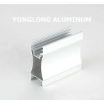 Machinable Anodized Aluminum Curtain Wall Extrusions , Oval Aluminium Tower Scaffold for sale