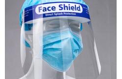 China Fog Resistant 0.25mm 32*22cm Transparent Face Shield supplier