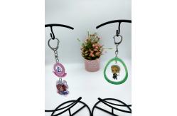China Innovative Acrylic Sheet Keychain Ornamental Offset Printing 3mm Thick supplier