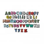 26 Letters Iron On Embroidered Patches Set Multi Color 3'' Height for sale