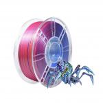 Red Yellow Blue Enhanced Toughness No Bubbles 3D Printer Silk Tri-Color PLA Plus Filament for sale
